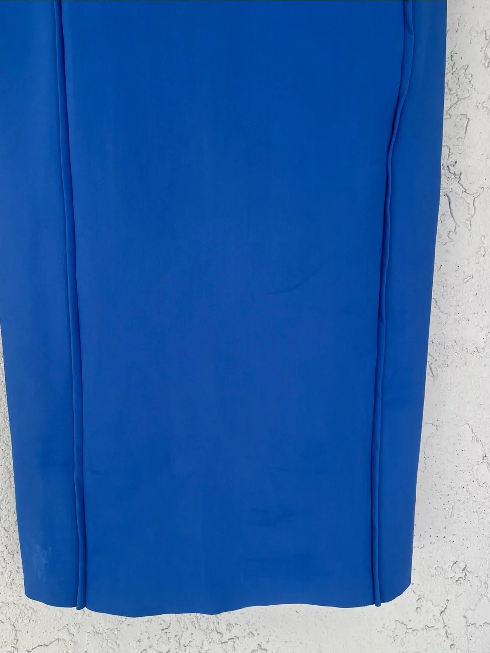 Chiara Boni Bodycon Cobalt Blue Cap Sleeve Mini Cocktail Dress Size 42 US 6